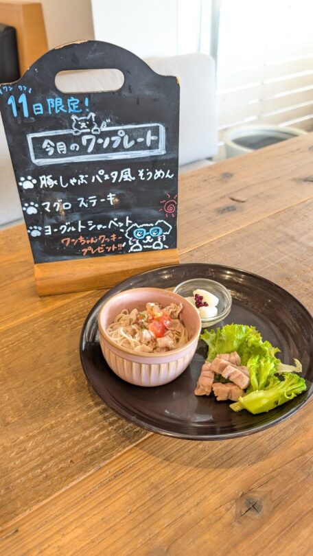8月　コテカフェ　わんこの日