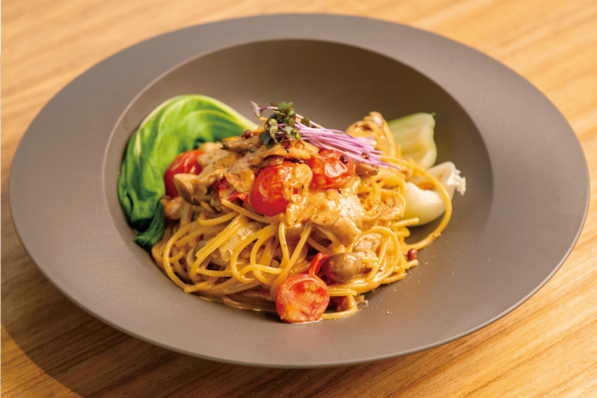 旨辛麻辣クリームパスタ cotecafe